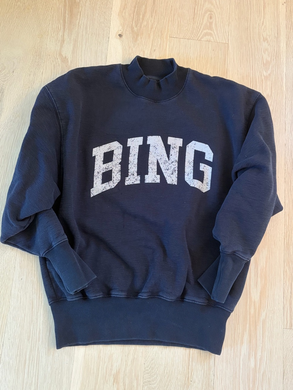 ANINE BING Bradie Bing Sweatshirt Navy XS